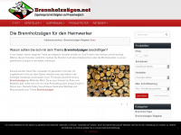brennholzsaegen.net Webseite Vorschau