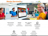 werbe-service24.de Webseite Vorschau