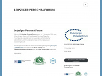 leipziger-personalforum.com Webseite Vorschau