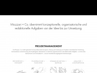 miozzari.com Webseite Vorschau