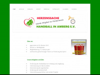 handball-amberg.de Webseite Vorschau