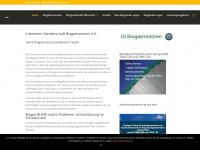 ig-biogasmotoren.de Webseite Vorschau