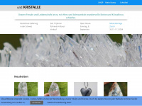 kraft-steine-kristalle.ch Webseite Vorschau