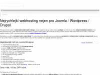 hostime.cz Webseite Vorschau