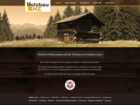 holzbau-lenz.at Webseite Vorschau