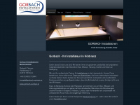 gorbach-sanitaer.at Webseite Vorschau