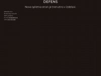 defens.si Webseite Vorschau