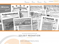 solseit-redaktion.de Webseite Vorschau