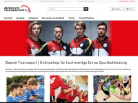 baechi-teamsport.de Webseite Vorschau