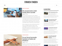 firmen-finden.com Webseite Vorschau