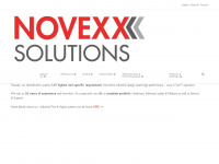 novexx.com Webseite Vorschau
