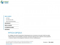 emca-campus.eu Webseite Vorschau