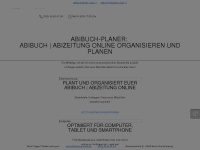 abibuch-planer.de Webseite Vorschau