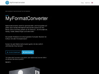 myformatconverter.com Webseite Vorschau