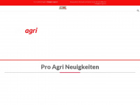 pro-agri.ch Webseite Vorschau