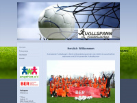 vollspann-fussballschule.de Webseite Vorschau