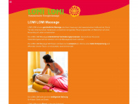 lomi-energiemassage.de Webseite Vorschau