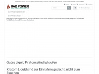liquid-kratom.net Webseite Vorschau