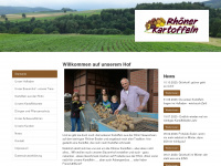rhoener-kartoffeln.de Webseite Vorschau