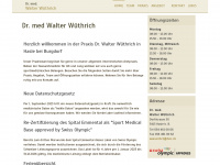 dr-wüthrich.ch Webseite Vorschau