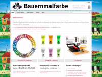 bauernmalfarbe.ch Webseite Vorschau