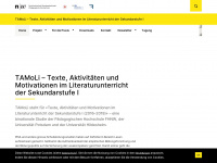 literaturunterricht.ch Webseite Vorschau
