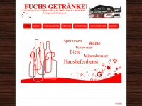 fuchs-getraenke.ch Webseite Vorschau