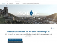 probono-heidelberg.de Webseite Vorschau