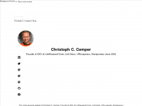 christophcemper.com Webseite Vorschau