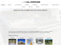 röhm-gruppe.de Webseite Vorschau
