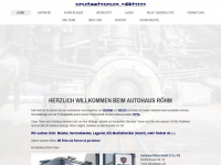 autohaus-roehm.de Webseite Vorschau