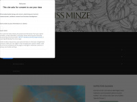 miss-minze.de Webseite Vorschau