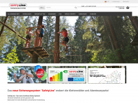 safety-line.at Webseite Vorschau