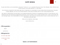 cafe-senda.ch Webseite Vorschau