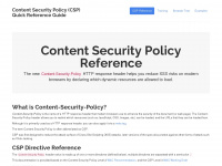 Content-security-policy.com