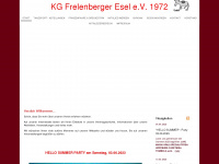 frelenberger-esel.com Webseite Vorschau