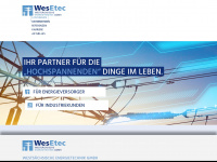 wesetec.de Webseite Vorschau