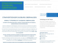 strafverteidigungoberhausen.de Webseite Vorschau