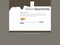 mobile-geschichte.de Webseite Vorschau