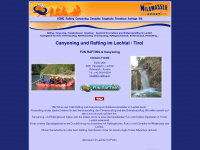 rafting-lechtal.info Webseite Vorschau