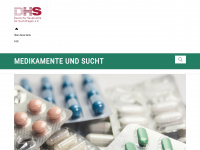 medikamente-und-sucht.de Webseite Vorschau