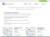physiotherapie-es.de Webseite Vorschau