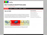 e2de.info Webseite Vorschau