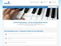 keyboard1.de Webseite Vorschau