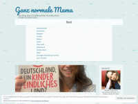 ganznormalemama.com Webseite Vorschau