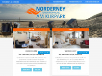 ferienwohnung-kurpark-norderney.de Webseite Vorschau