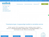 van-beek.nl Webseite Vorschau