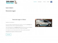 sven-adam-renovierungen.de Webseite Vorschau