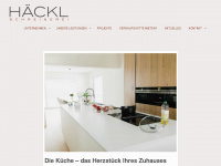 haeckl-schreinerei.de Webseite Vorschau