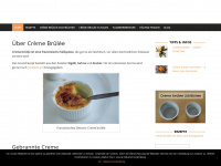 creme-brulee-rezepte.com Webseite Vorschau
